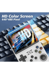 El tipi retro oyun konsolu 64 GB hafıza 15000 oyun Linux işletim sistemi IPS ekran beyaz Bluetooth