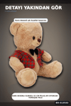 Elbiseli 32 cm Peluş Ayı Oyuncak – Yumuşak Dolgulu Sevimli Hediye ve Aksesuar BX-313532
