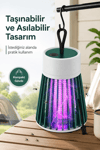 Elektrikli Sinek Öldürücü Mor Işıklı Taşınabilir Haşere Lambası Tek Tuşlu Cihaz