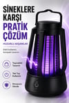 Elektrikli Sinek Öldürücü Mor Işıklı Taşınabilir Haşere Kovucu Lamba Cihazı