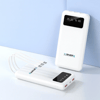 Enerx Enr-p20dc 20000 Mah 2.1 Amper Dahili Kablolu Powerbank Siyah Bx40