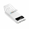 Enerx Enr-p20dc 20000 Mah 2.1 Amper Dahili Kablolu Powerbank Siyah Bx40