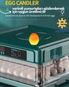 Epo-130my Kuluçka Makinesi | 130 Yumurtalık, Yedek Motorlu İncubator