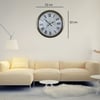 Eskitme Atlas 52 Cm Metal Roma Duvar Saati