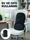 Ev ve Araç İçin Masaj Minderi Modlu Isıtmalı Titreşimli Koltuk Masaj Pedi