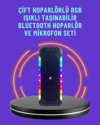Ev ve Dış Mekan Kullanımına Uygun RGB Işıklı Hoparlör