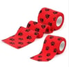 Evcil Hayvan Bandajı - Pati Desenli - Esnek - Suya Dayanıklı - 7x4 cm