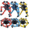 Fidget Spinners Dönüştürülebilir Zincir Çark Robot Oyuncak -1 adet stokta olan gönderilir