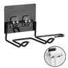 Fön Makine Askısı Siyah Yapışkanlı Fön Makine Tutucu Bx40