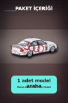 Frank Biela 1996 Macau Galibi 1/64 Diecast Model Araba - Audi A4 Quattro BX-313338