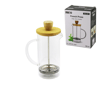 French Press Bambu Kapak 350ml Cam Bitki Süzgeçi Bx40