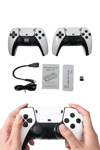 Game Stick 4K Retro Çift Kollu Atari Oyunlari +20000 Oyunlu Konsol Nostalji