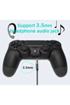 Gamepad Bluetooth bağlantılı siyah Playstation 4 uyumlu 1 yıl garantili kablolu kablosuz