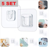 Geçmeli Klips Eşya Sabitleme Askısı 5 Set Bx40