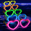 Glow Kalpli Fosforlu Gözlük 6’lı Renkli Set – Neon Parti Bx40