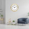Gold 46 Cm Modern Duvar Saati
