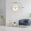 Gold 46 Cm Modern Duvar Saati