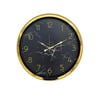 Gold Mermer Desenli 52 x 52 Cm Duvar Saati