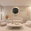 Gold Prestij Roma 60 x 60 Cm Metal Duvar Saati