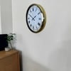 Gold Zarafet 52 Cm Metal Duvar Saati