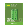 Gp Recyko 1300mah Aa Şarjlı Kalem Pil 132c133  2li Kart Bx40