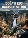 GPS Konumlandırmalı Çift Kameralı Drone Canlı Görüntü Aktarımlı