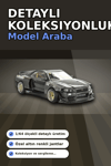 GReddy V2 1/64 Diecast Nissan Skyline GT-R R34 Kaido Works Model Araba, Koleksiyonluk BX-313373