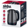 Gri Çelik Kettle Su Isıtıcısı Kablosuz Kullanım 1.8lt 360 Derece Dönebilme Otomatik Kapanma Sk-8031 Bx40