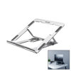 Gümüş 6 Açılı Katlanabilir Laptop Stand Alüminyum Bx40
