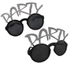 Gümüş Simli Party Yazılı Parti Gözlüğü Show 15x7 Cm Bx40