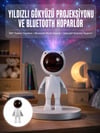 Gün Batımı Lambası Işık Arka Plan Projektör Sevimli Astronot Enerji Tasarruflu Yeni Nesil