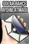 Güneş Enerjili Bahçe Aydınlatma Lambası Solar 100 Led Lamba
