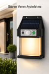 Güneş Enerjili Sensörlü Solar Aplik Duvar Tipi Dış Mekan Hareket Algılamalı Işık
