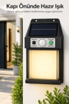 Güneş Enerjili Sensörlü Solar Aplik Duvar Tipi Dış Mekan Bahçe Balkon Işığı