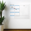 Haftalık Planlayıcı Manyetik Duvar Stickerı Takvim 70 Cm X 56 Cm Bx40