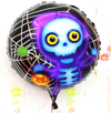 Halloween İskelet Hayalet Folyo Balon 18 İnç Bx40