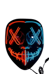 Hallowen Parti Maskesi Neon Led Işıklı Maske 3 Modlu Cadılar Bayramı Maskesi