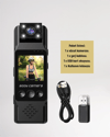 Hareket Algılayıcılı Taşınabilir Mini Kamera – 3MP Fotoğraf, Düşük Güç Tüketimi