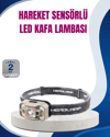 Hareket Sensörlü LED Far 45 Derece Ayarlı Şarj Edilebilir