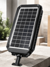Hareket Sensörlü Solar LED Aydınlatma 3 Modlu Uzaktan Kumandalı Bahçe Lambası