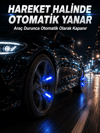 Hareketle Yanan LED Sibop Işığı 4'lü Araç Lastik Lambası