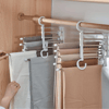 Hareketli Dolap İçi Pantolon Kravat Şal Askı Sistemi Düzenleyici Katmanlı Askılık Organizer Bx40