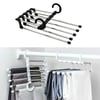 Hareketli Dolap İçi Pantolon Kravat Şal Askı Sistemi Düzenleyici Katmanlı Askılık Organizer Bx40