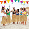 Hawaii Tarzı Hula Eteği – 60 Cm Hasır Naturel Etek Bx40