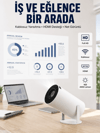 HDMI ve USB Girişli Uzun Ömürlü Ampullü Projeksiyon