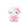 Hello Kitty Şapkalı Peluş Oyuncak 36 cm - 1  Adet Stokta Olan Gönderilir
