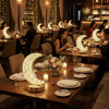 Hilal Ay Model Kristal Led Masa Lambası – Dokunmatik, 3 Renk Işık Modlu, Şarjlı Mini Dekoratif Gece Lambası Bx40
