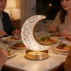 Hilal Ay Model Kristal Led Masa Lambası – Dokunmatik, 3 Renk Işık Modlu, Şarjlı Mini Dekoratif Gece Lambası Bx40