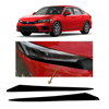 Honda Civic FE1 2022 ve Sonrası Far Altı Kaşı Çıtası Piyano Black 2 Parça