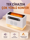 Hoparlörlü Simüle Alev Işıklı Çok Fonksiyonlu Gece Lambası